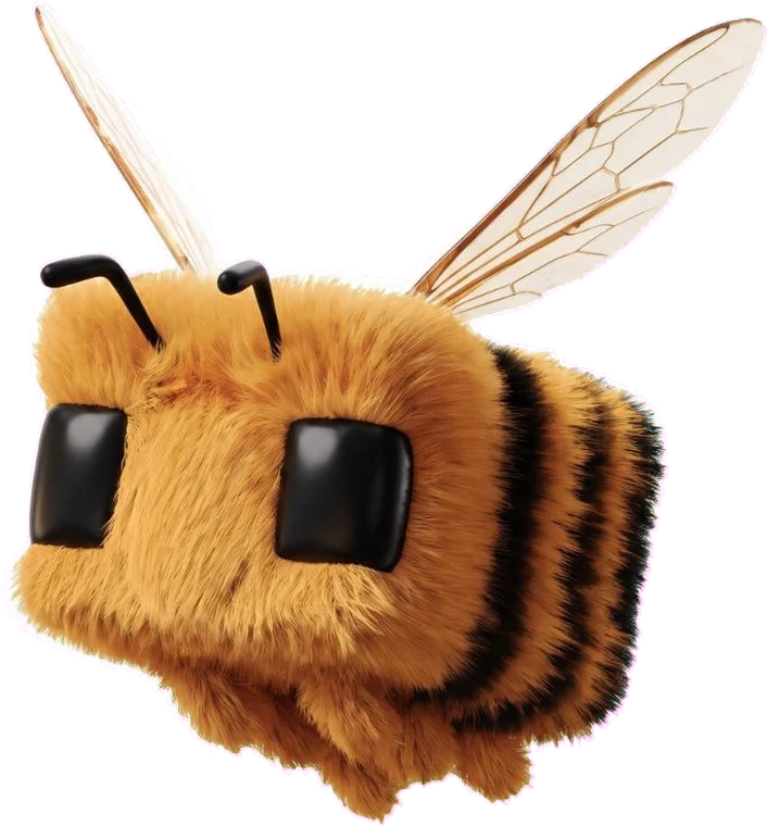 Abelha da The Media Bees a pairar