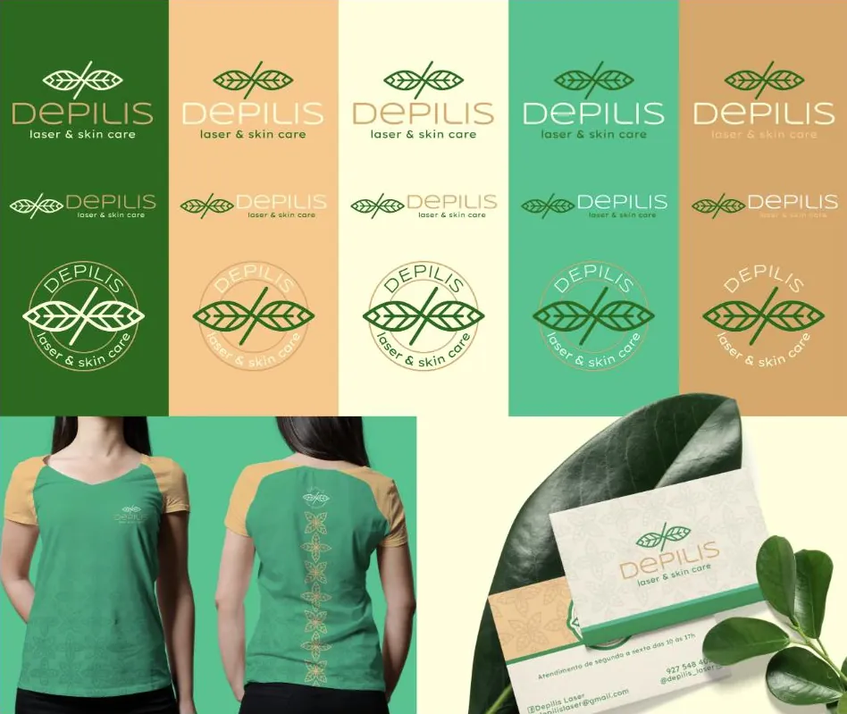 Screens of the Depilis website