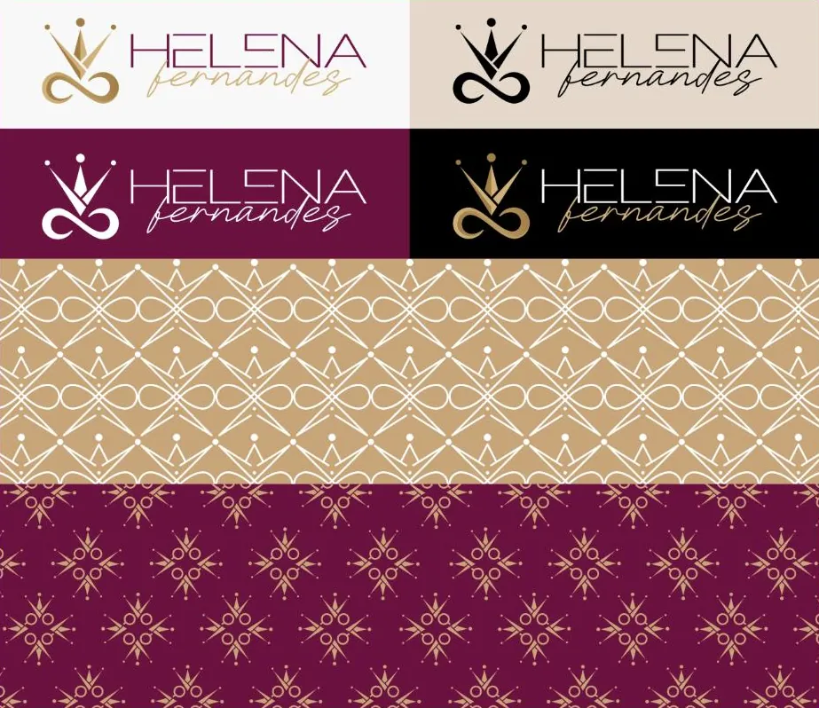Screens of the Helena Fernandes website