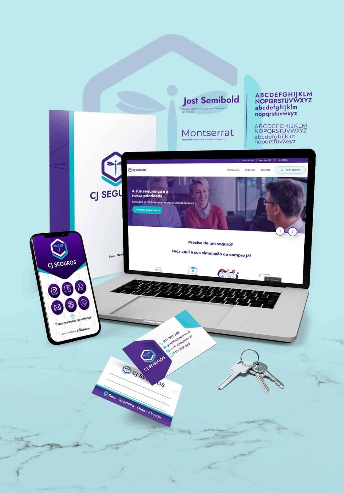 CJ seguros Website